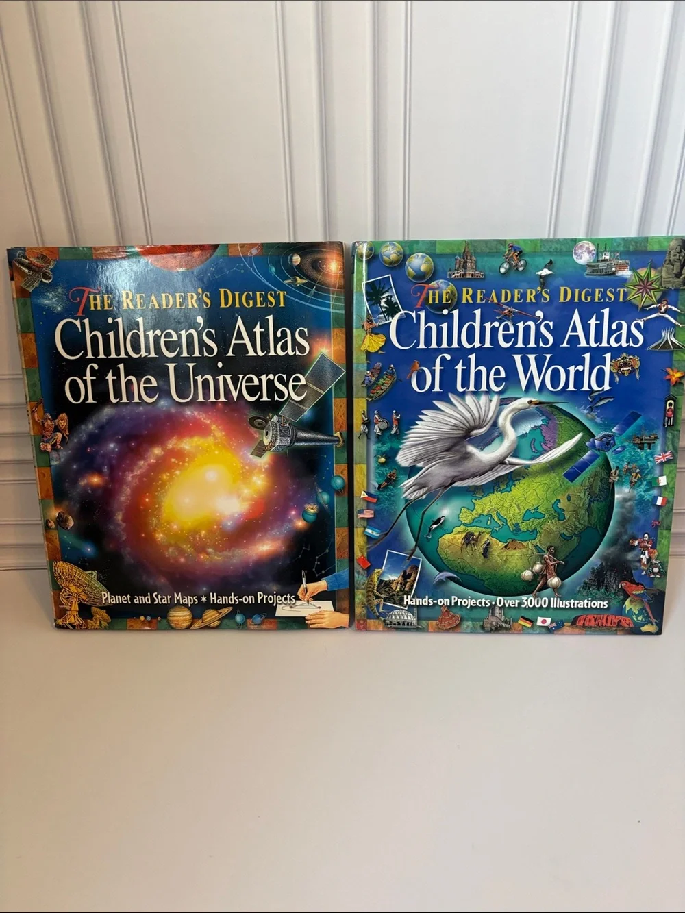 Reader’s Digest Hardcover Children’s Atlas Book Set – $10